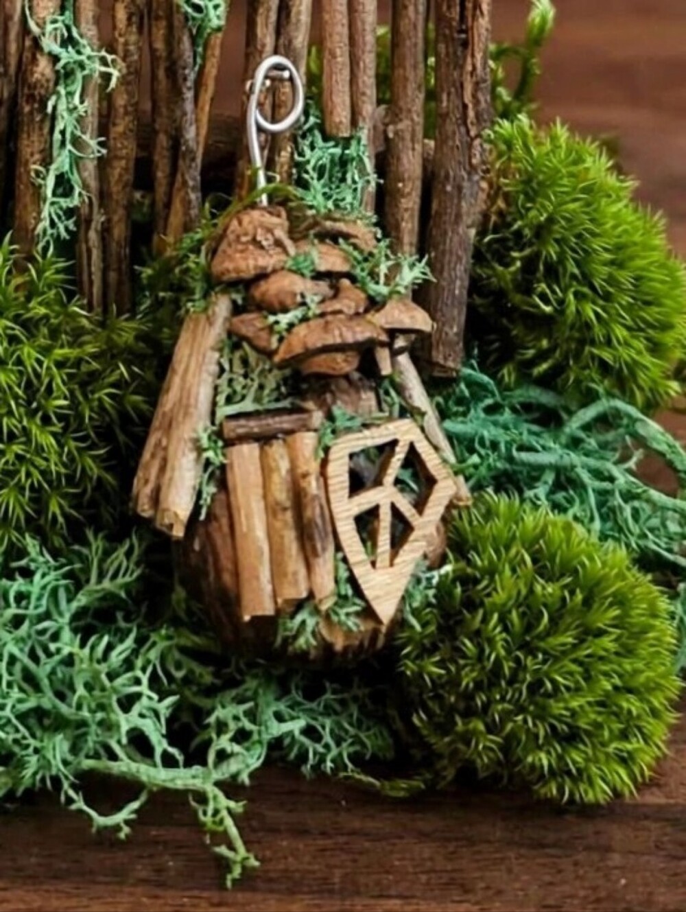 Real Black Walnut Fairy House DIY Kit#2  Hand-Foraged Materials